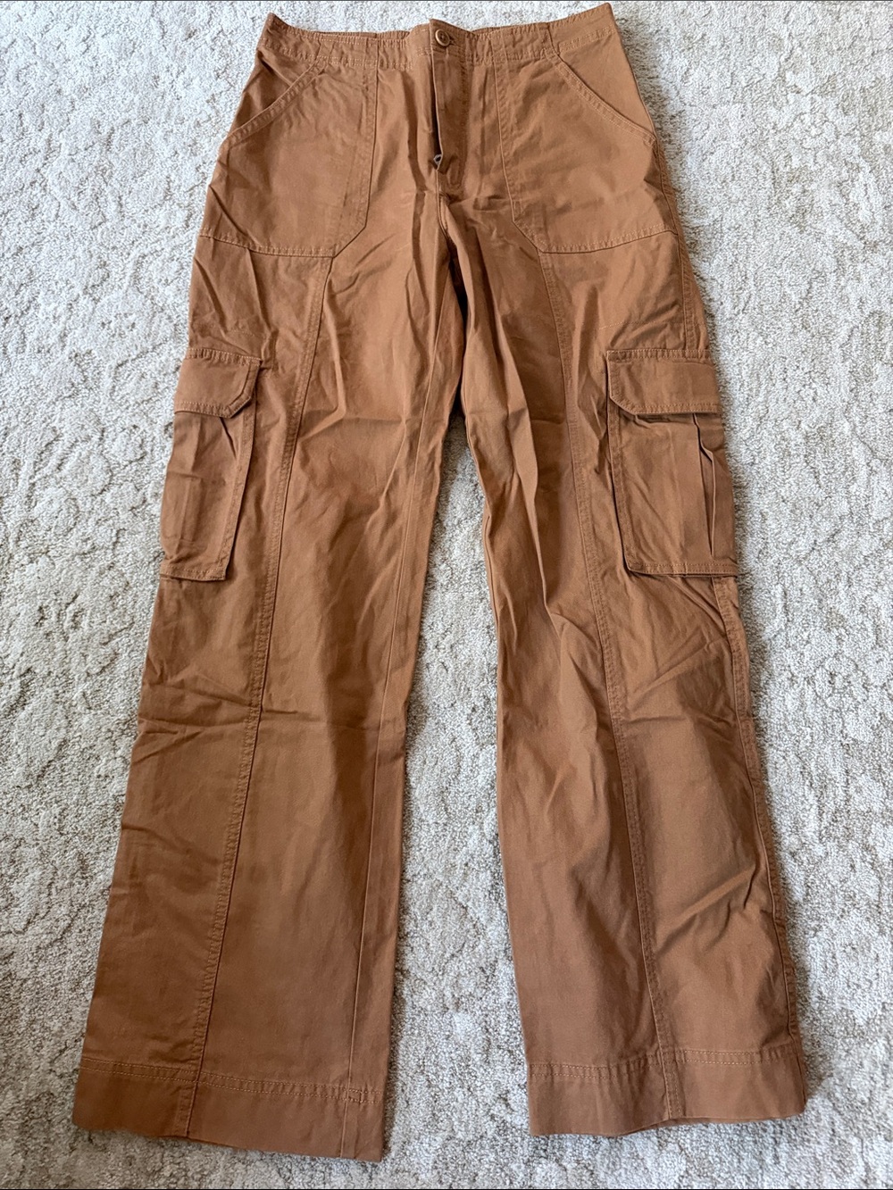 Abercrombie & Fitch Women’s Cargo Pants in Dark Khaki